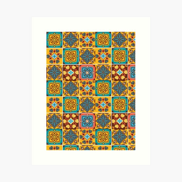 Item preview, abstract patterns on ceramic tile designed and sold by Wallggo.