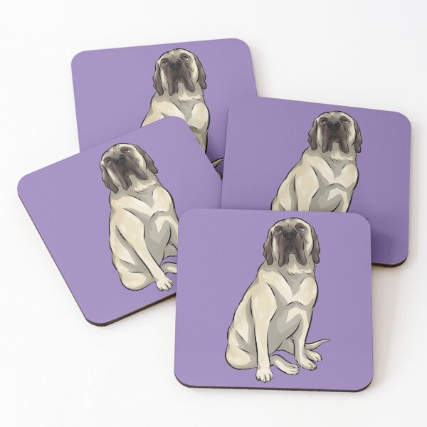 Item preview, English Mastiff | Fawn | Cute Dog Art designed and sold by shirinsart.