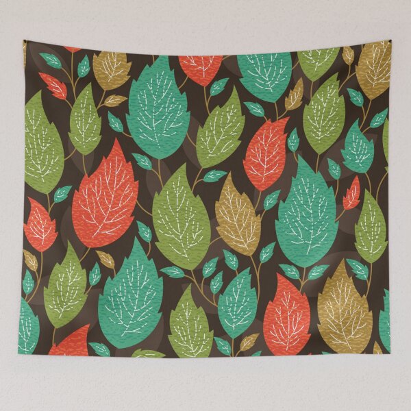 Item preview, Seamless pattern with beautiful leaves designed and sold by Gurshnet68.