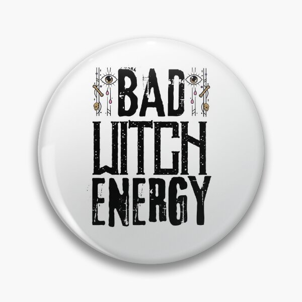 Item preview, Bad Witch Energy Halloween Vintage Grunge Occult Symbols designed and sold by ACC .