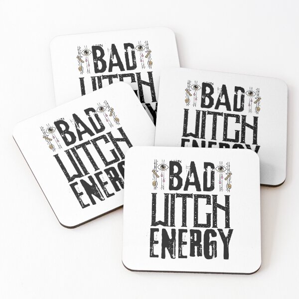 Item preview, Bad Witch Energy Halloween Vintage Grunge Occult Symbols designed and sold by ACC .