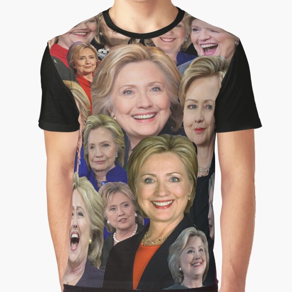 Hillary Clinton Collage T-shirt graphique