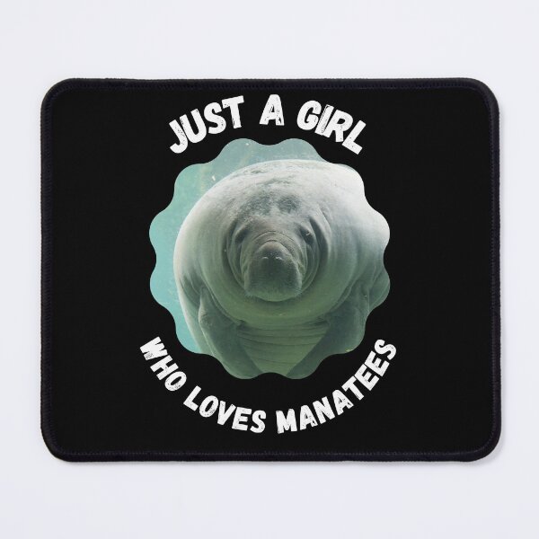 Item preview, Just A Girl Who Loves Manatees designed and sold by Beluved.