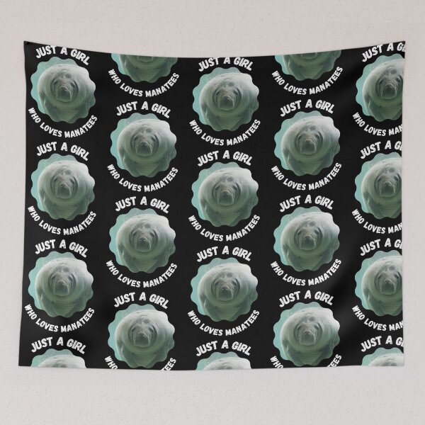 Item preview, Just A Girl Who Loves Manatees designed and sold by Beluved.