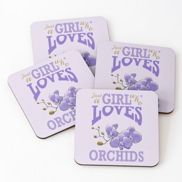Item preview, Just a girl who loves orchids designed and sold by weilertsen.
