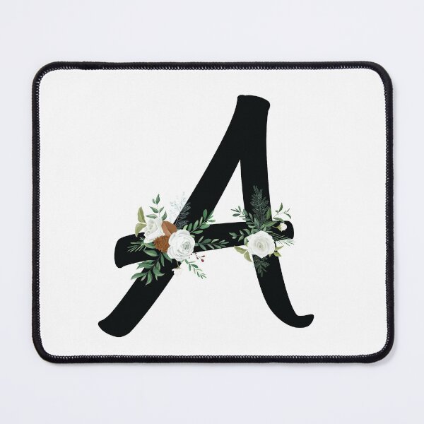 Item preview, Floral letter A - flower designed and sold by cruzzcreation.