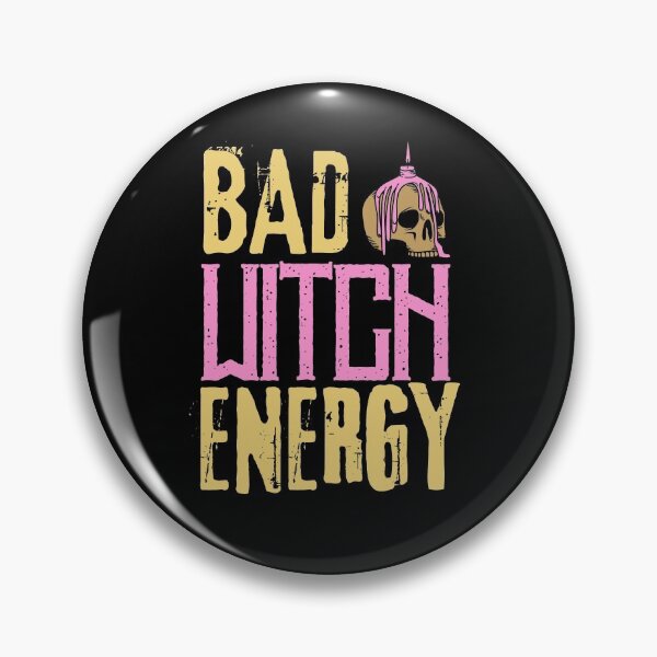 Item preview, Bad Witch Energy Halloween Vintage Grunge Skull and Candle  designed and sold by ACC .