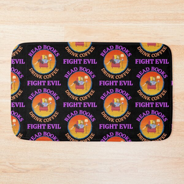 Item preview, Read Books Drink Coffee Fight Evil Funny designed and sold by WoodburyLake.