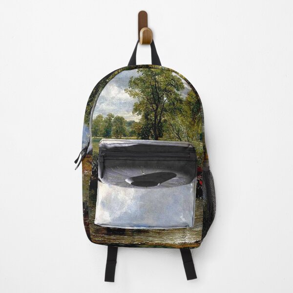 Item preview, The Hay Wain with UFO (mirrored) designed and sold by johnparker007.
