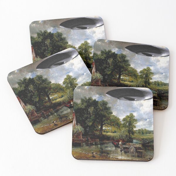 Item preview, The Hay Wain with UFO designed and sold by johnparker007.