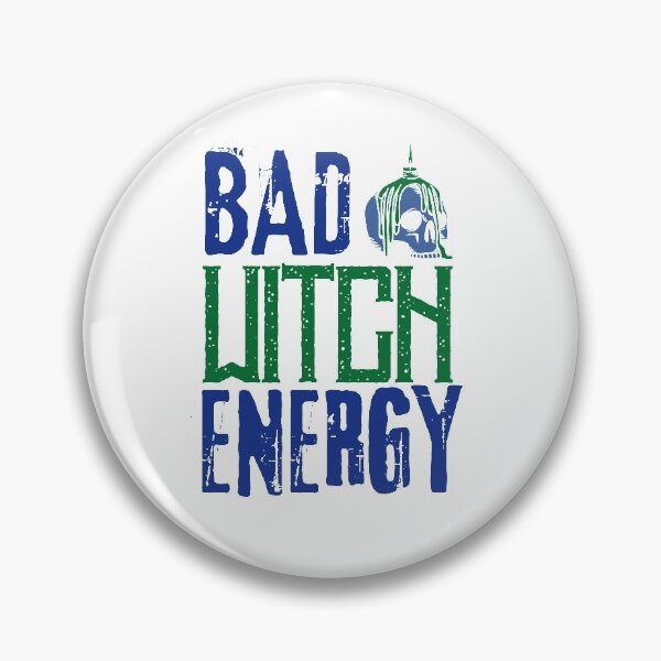 Item preview, Bad Witch Energy Halloween Vintage Grunge Skull and Candle  designed and sold by ACC .