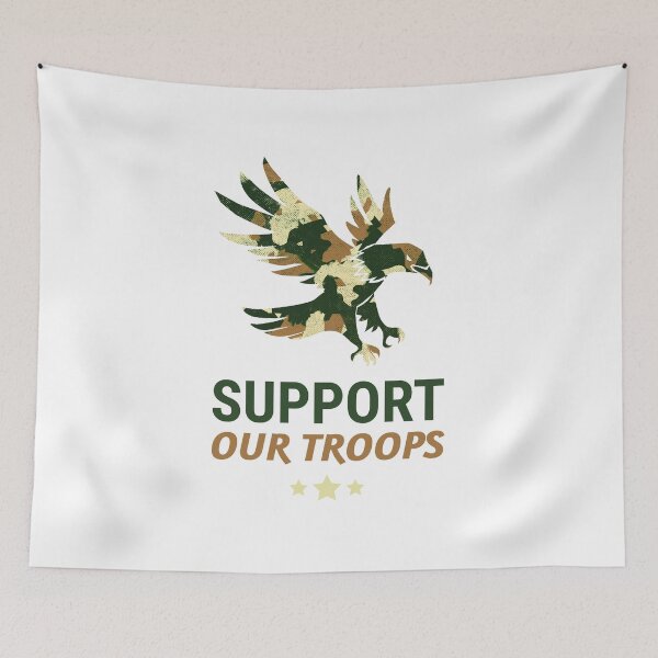 Item preview, Support Our Troops designed and sold by KlaraMacinka.