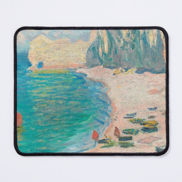 Item preview, The Beach and the Falaise D'amont by Claude Monet designed and sold by redoARTstore.