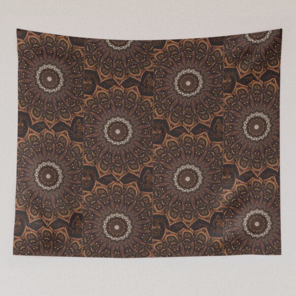 Item preview, Copper and Black Paisley Mandala designed and sold by Paul Bridgeman.