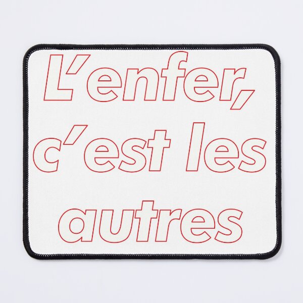 Item preview, Sartre hell is other people / l'enfer, c'est les autres designed and sold by ShuckedLondon.