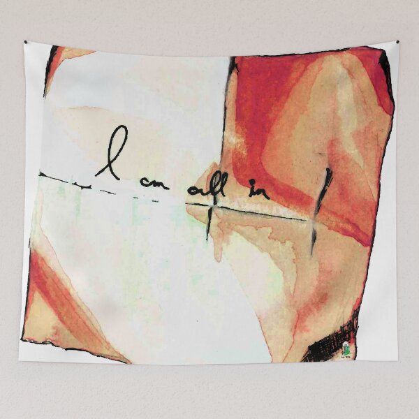 Item preview, WE 'I am all in' love message designed and sold by JuHasTried.