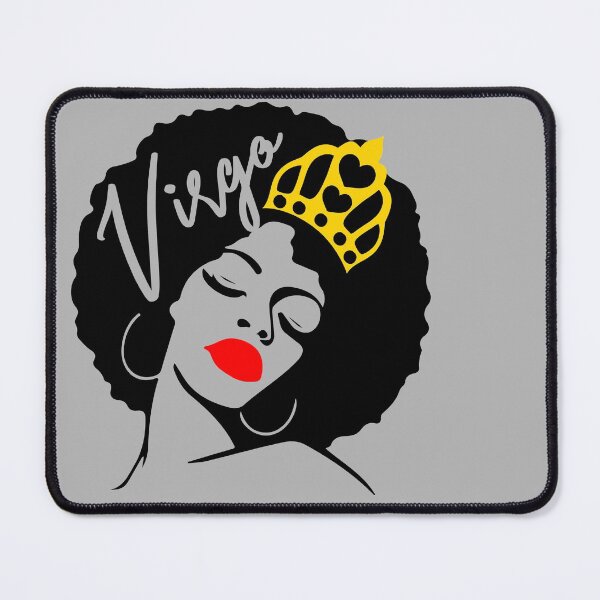 Item preview, Black Queen Birthday with Red Lips Afro , Queen born September, Virgo Zodiac designed and sold by M711_ARTsGifts.