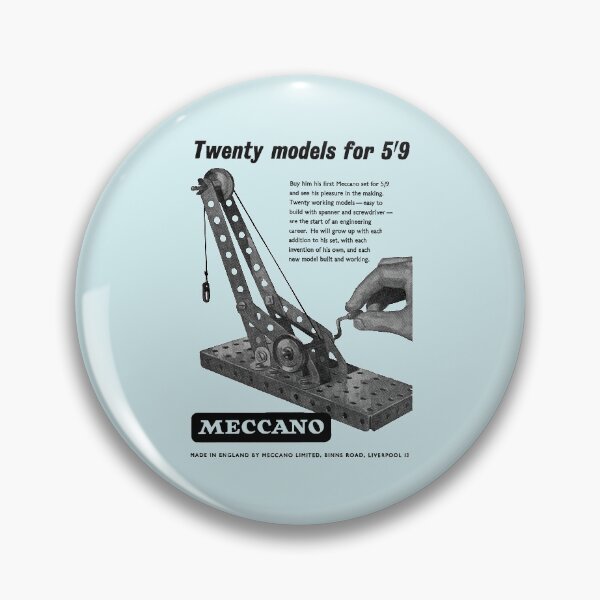 Item preview, CONSTRUCTION TOY - ADVERT designed and sold by ThrowbackAds.