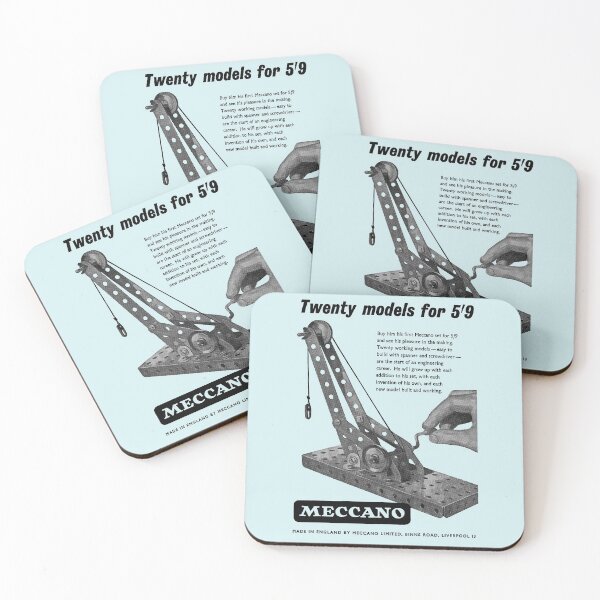 Item preview, CONSTRUCTION TOY - ADVERT designed and sold by ThrowbackAds.
