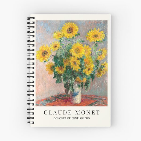 Artikelvorschau, Sonnenblumenstrauß von Claude Monet entworfen und verkauft von redoARTstore.