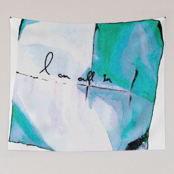 Item preview, WE 'I am all in' love message designed and sold by JuHasTried.