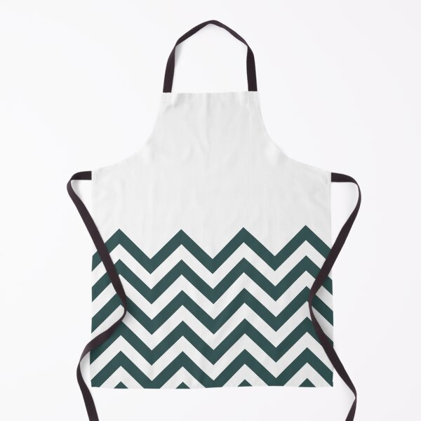 Item preview, Chevron Tidewater Green and White Concept Pattern designed and sold by likebakerdo.