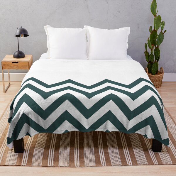 Item preview, Chevron Tidewater Green and White Concept Pattern designed and sold by likebakerdo.