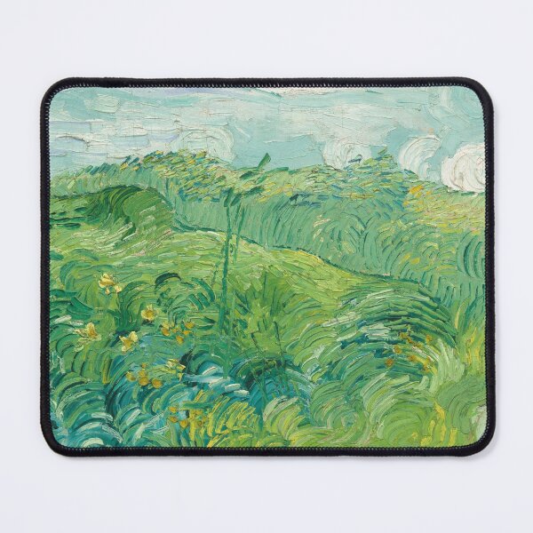 Artikelvorschau, Grüne Weizenfelder von Vincent Van Gogh entworfen und verkauft von redoARTstore.