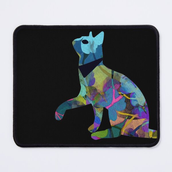 Item preview, Kawaii Adorable Cat with Abstract Pattern, Popoki 809 designed and sold by VinBasis.