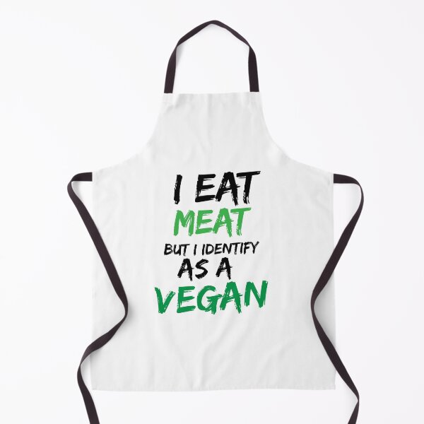 Item preview, i eat meat but i identify as a vegan, vegan protein powder, vegan snacks, vegan food, vegan gifts designed and sold by adjamine.