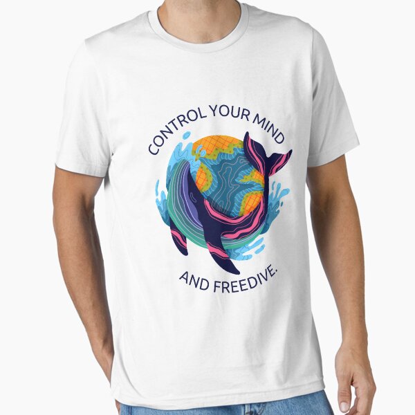 Item preview, Mystic Mindfullness Whale Freediving Design designed and sold by beachy-vibess.