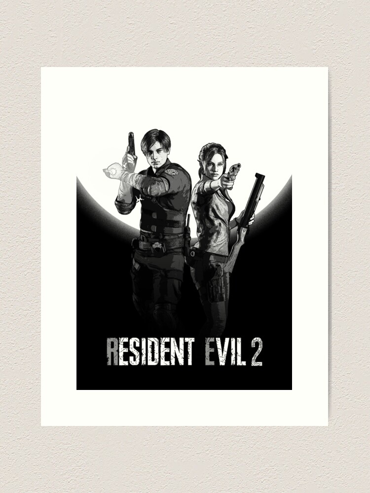 Resident Evil 2 remake print