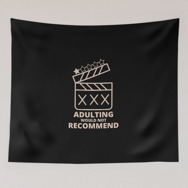 Item preview, Adulting Would Not Recommend designed and sold by Calakan.