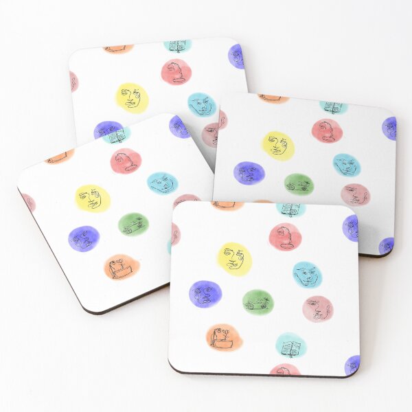 Item preview, Watercolour Art Modern Lineart designed and sold by BusInACan.