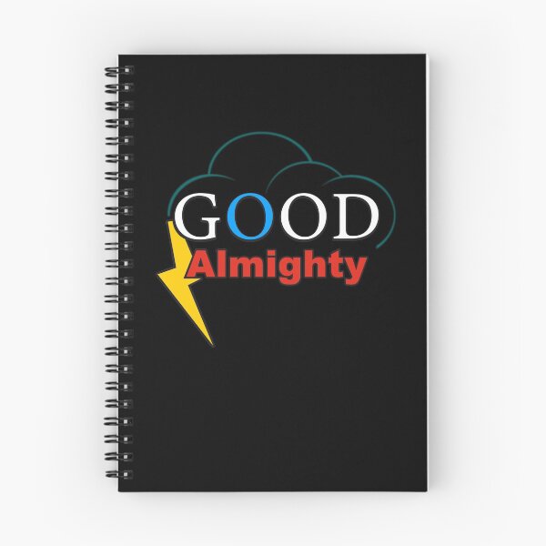 Item preview, Good Almighty or Good God Almighty (play on words) | Logo-Type Design with Clouds and Lightning designed and sold by CupHat-t-shirts.