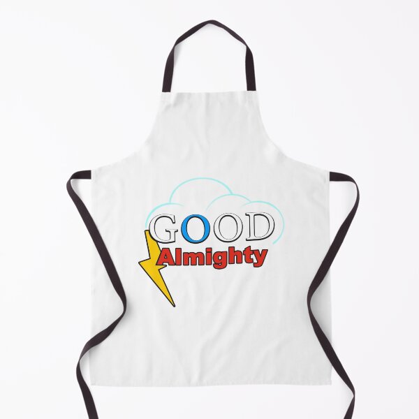 Item preview, Good Almighty or Good God Almighty (play on words) | Logo-Type Design with Clouds and Lightning designed and sold by CupHat-t-shirts.
