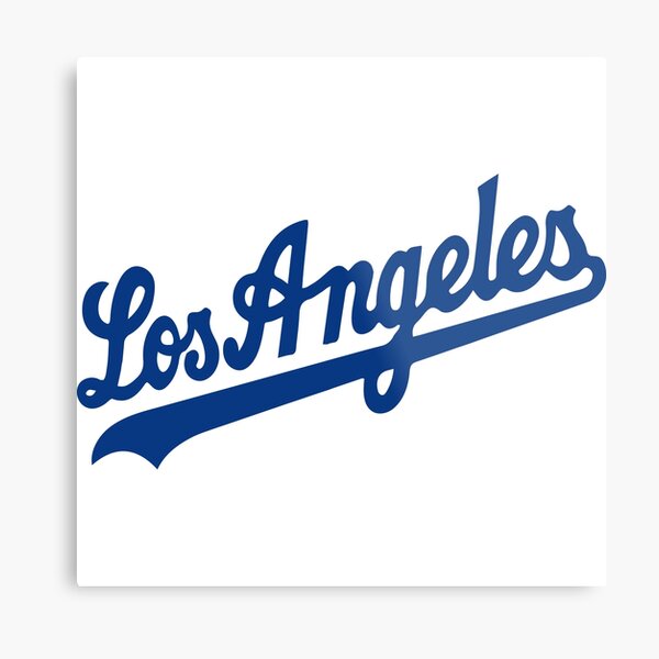 Los angeles dodgers Skull Metal Print for Sale by ednagarner