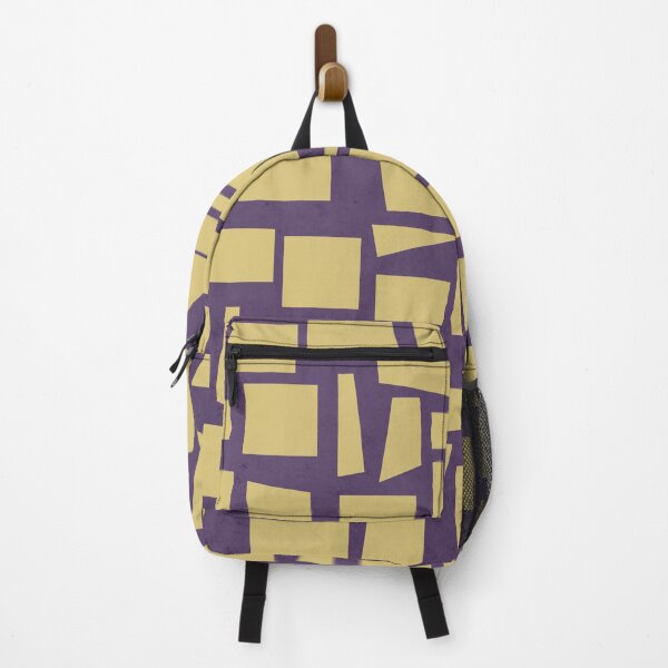 Item preview, violet and yellow geometric art  designed and sold by Ruba-Mo.