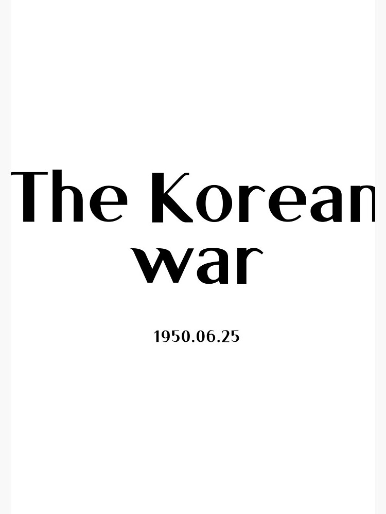 "The Korean war" Spiral Notebook for Sale by dylanjoung Redbubble
