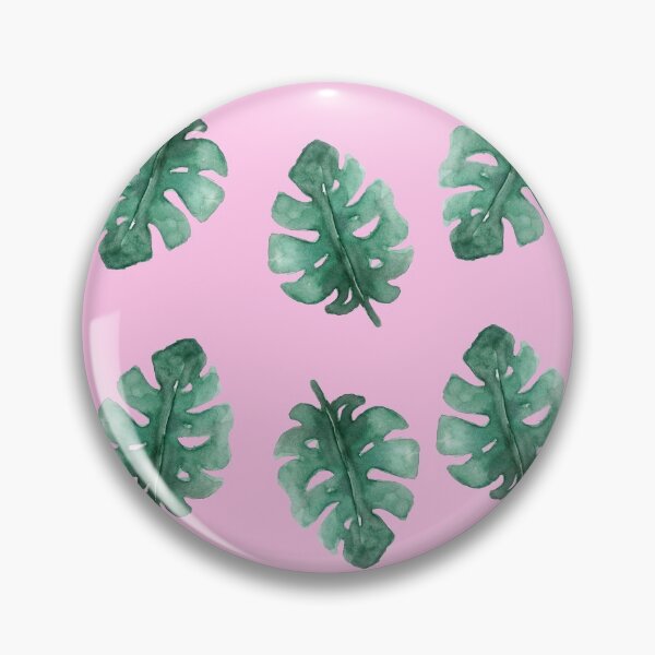 Item preview, Tropical Pastel Pink and Green Leaf  designed and sold by AnnaNov.