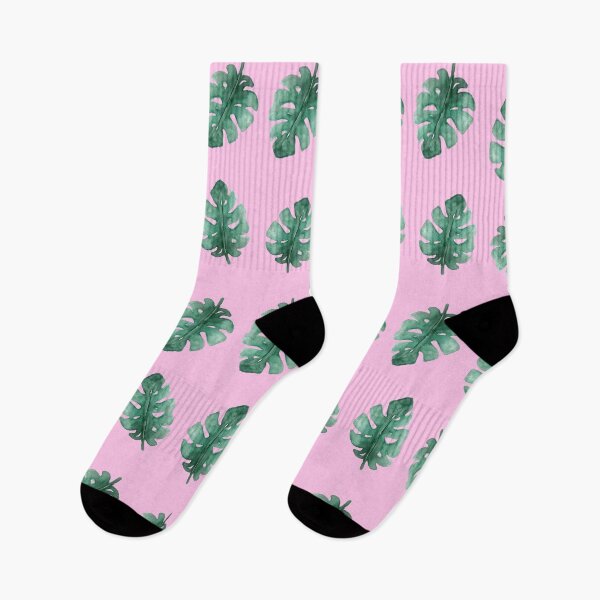 Item preview, Tropical Pastel Pink and Green Leaf  designed and sold by AnnaNov.