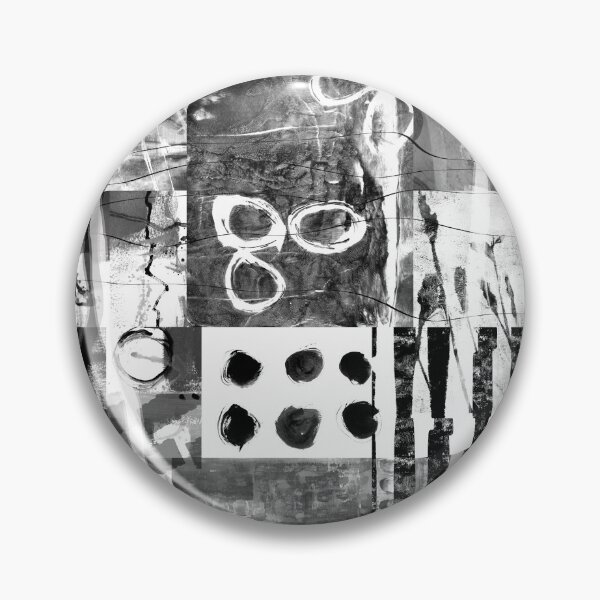 Item preview, Black and White Abstract Collage designed and sold by NancyMerkle.