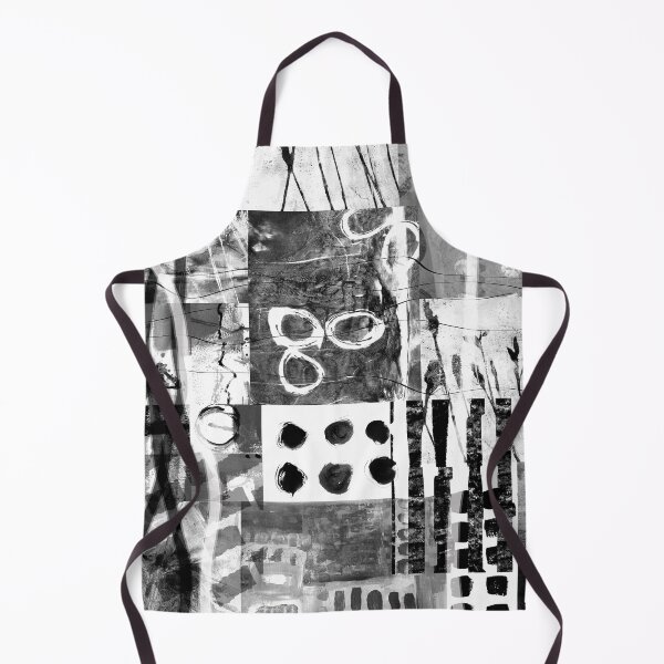 Item preview, Black and White Abstract Collage designed and sold by NancyMerkle.