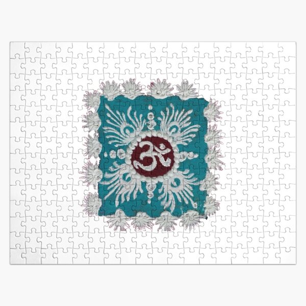 Om, Mantra #1 Jigsaw Puzzle by Erzebet S - Pixels