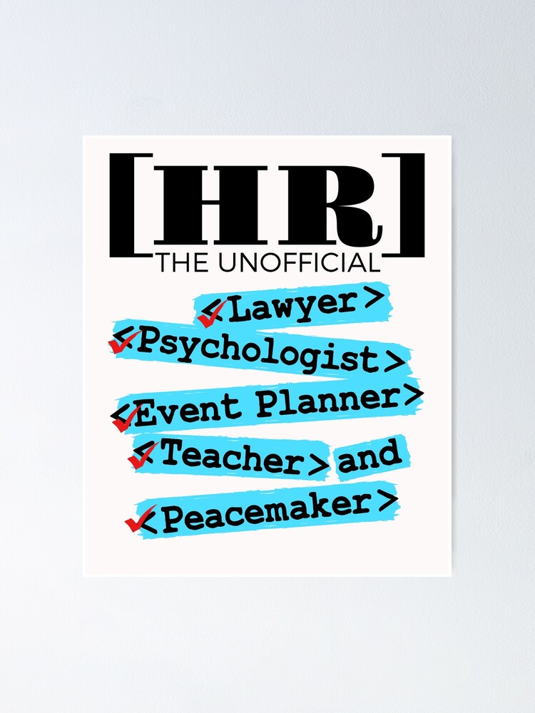 Hr Unofficial Roles - Funny Human Resources T-Shirt Hr Unofficial Roles - Funny Human Resources T-Shirt