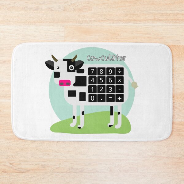 Item preview, Cowculator - Animal Pun designed and sold by The Agreeable Raven.