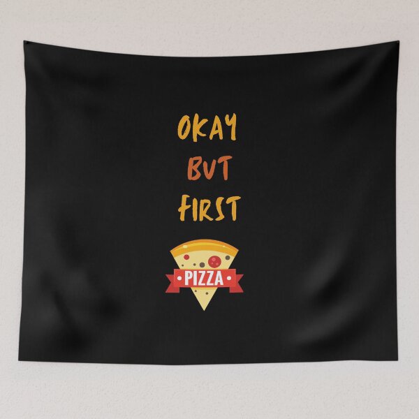 Item preview, Ok But First Pizza designed and sold by isurudinushaper.