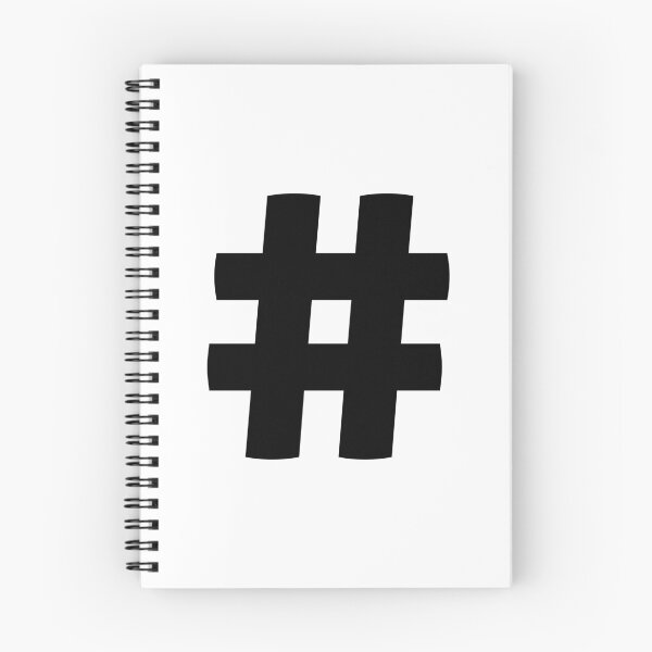 Item preview, Hashtag (Black) designed and sold by STUDIO-72.