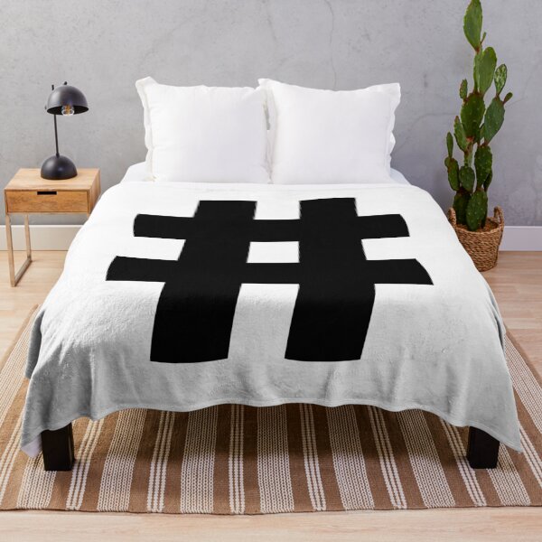Item preview, Hashtag (Black) designed and sold by STUDIO-72.