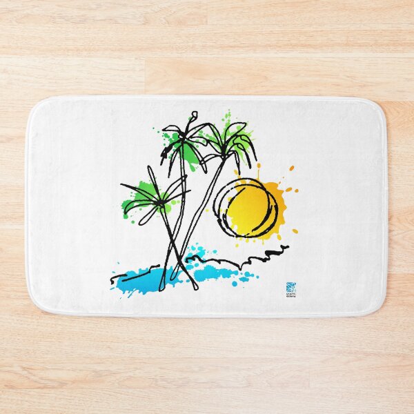 Item preview, Palm Trees Scribble Motif designed and sold by GraphicAlchemy.